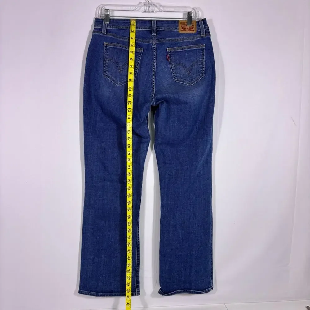 Levi’s 529 Curvy Women's Bootcut Jeans in Medium Blue Wash Size 32 T9